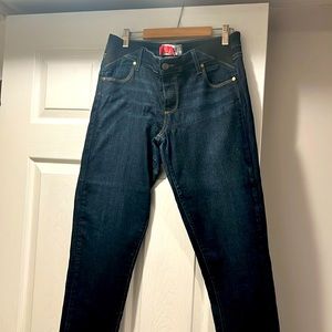 PAIGE MATERNITY JEANS |Size 27| Gently Used | oxidize metal details